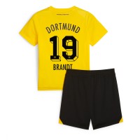Borussia Dortmund Julian Brandt #19 Hjemme Trøje Børn 2023-24 Kortærmet (+ Korte bukser)